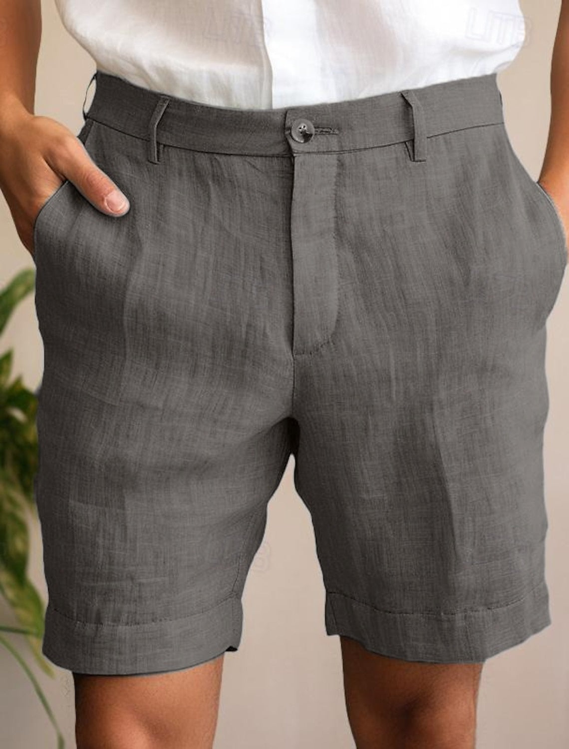 Shorts d'été en lin – Shorts respirants et légers pour homme