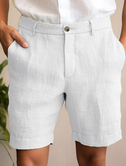 Shorts d'été en lin – Shorts respirants et légers pour homme