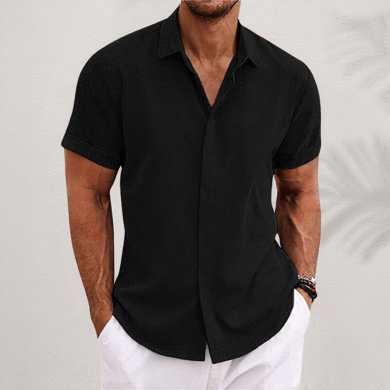 Chemise de plage respirante – Chemise légère et élégante pour été