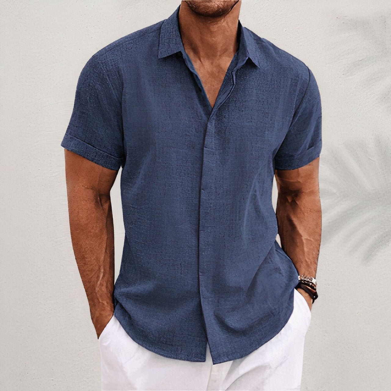 Chemise de plage respirante – Chemise légère et élégante pour été