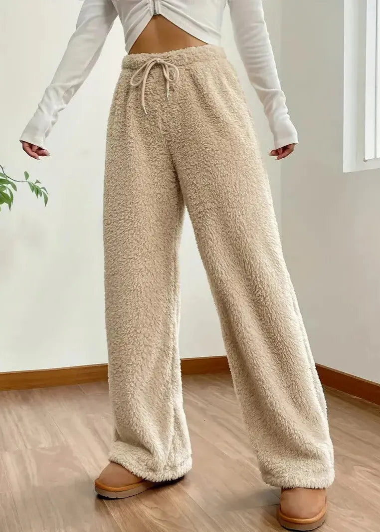 Pantalon lounge confortable – Pantalon doux et élégant pour détente