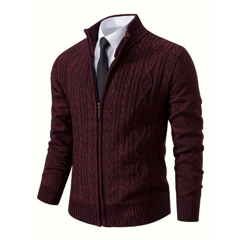 Cardigan homme hiver – Pull confortable en laine doux