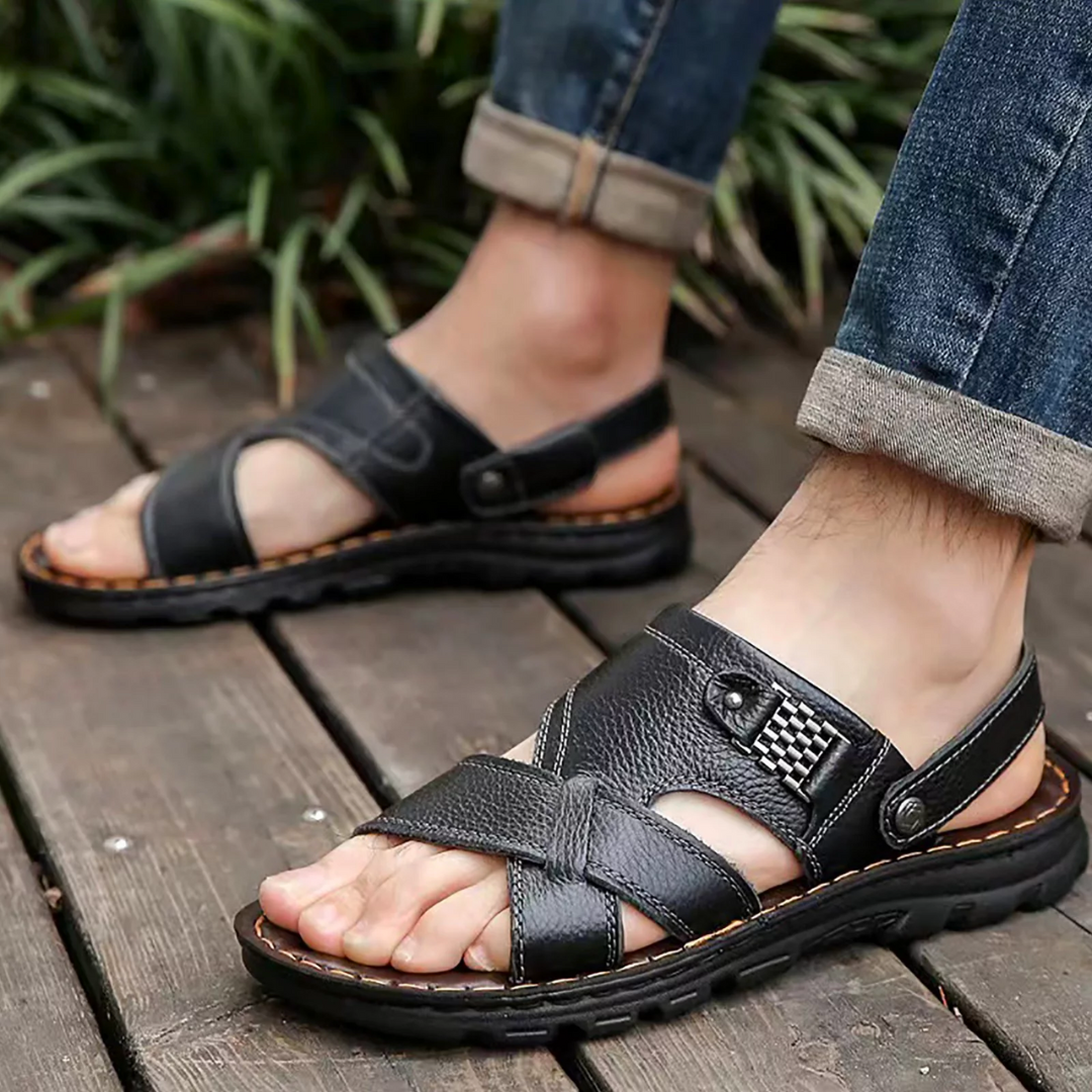 Sandales cuir homme – Sandales d'été confortables et élégantes