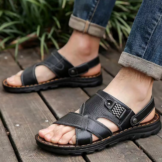 Sandales cuir homme – Sandales d'été confortables et élégantes