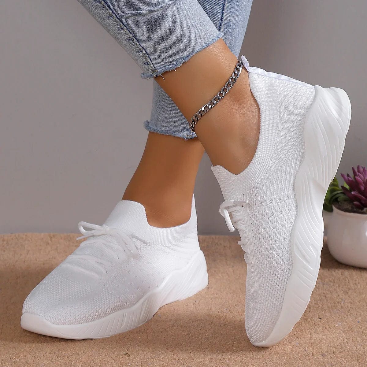 Chaussures confortables femme – Baskets légères et élégantes pour tous les jours