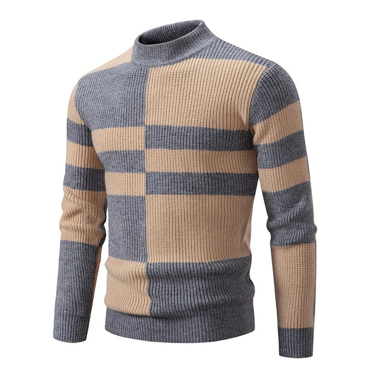 Pull col roulé coloré homme – Pull tendance en laine doux et chaud