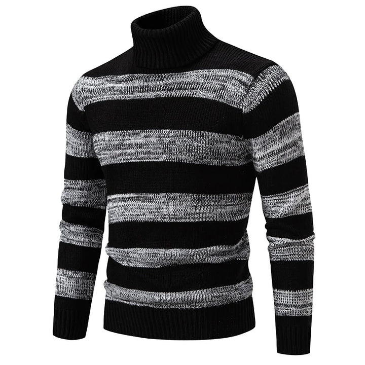 Pull col roulé coloré homme – Pull tendance en laine doux et chaud