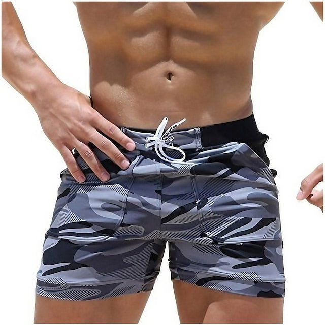 Shorts de bain camouflage homme – Maillot léger et tendance pour plage