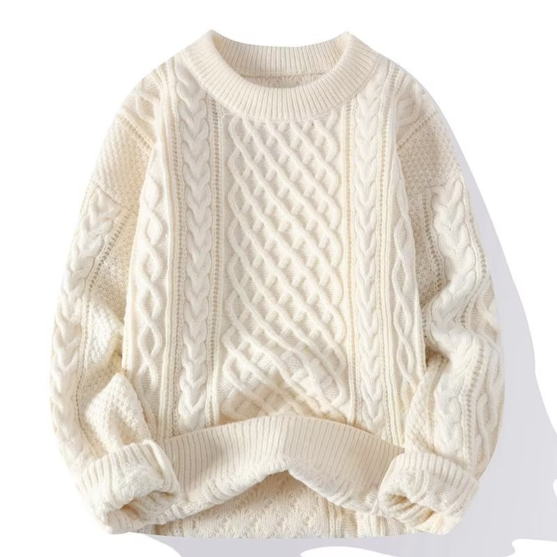 Pull en tricot femme hiver – Pull chaud et élégant en laine pour saison froide