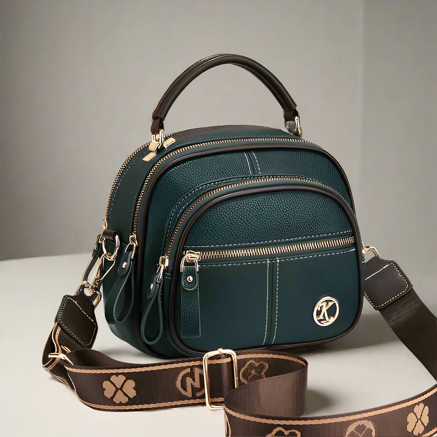 Sac à bandoulière cuir femme – Sac vintage élégant en cuir véritable