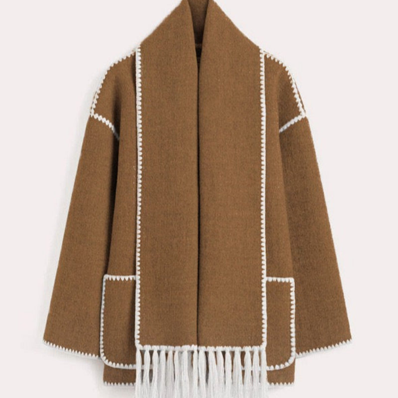 Cape en laine femme – Manteau élégant et chaud pour l'hiver