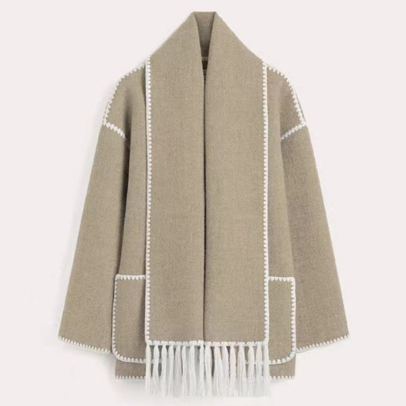 Cape en laine femme – Manteau élégant et chaud pour l'hiver