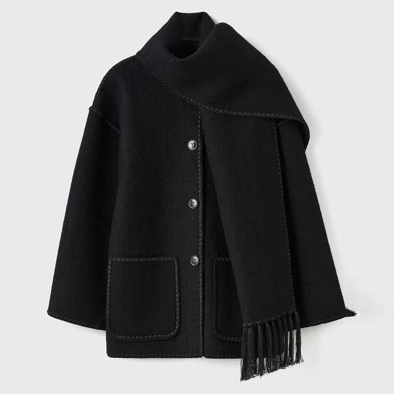 Cape en laine femme – Manteau élégant et chaud pour l'hiver