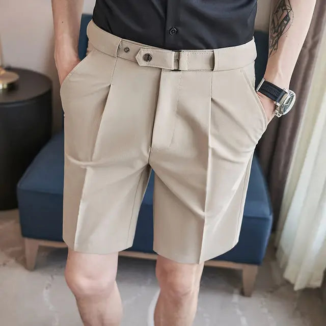 Shorts d'été élégants – Shorts décontractés en coton léger pour homme