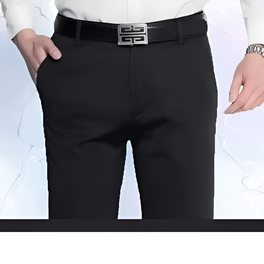 Pantalon de bureau homme – Pantalon élégant en tissu confortable pour travail