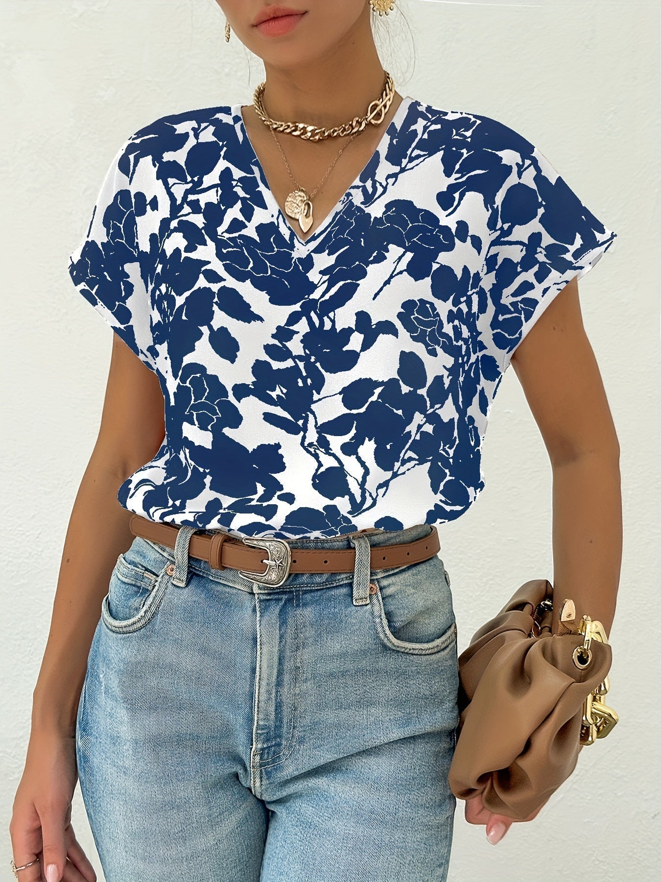 Blouse été femme – Blouse florale élégante et légère