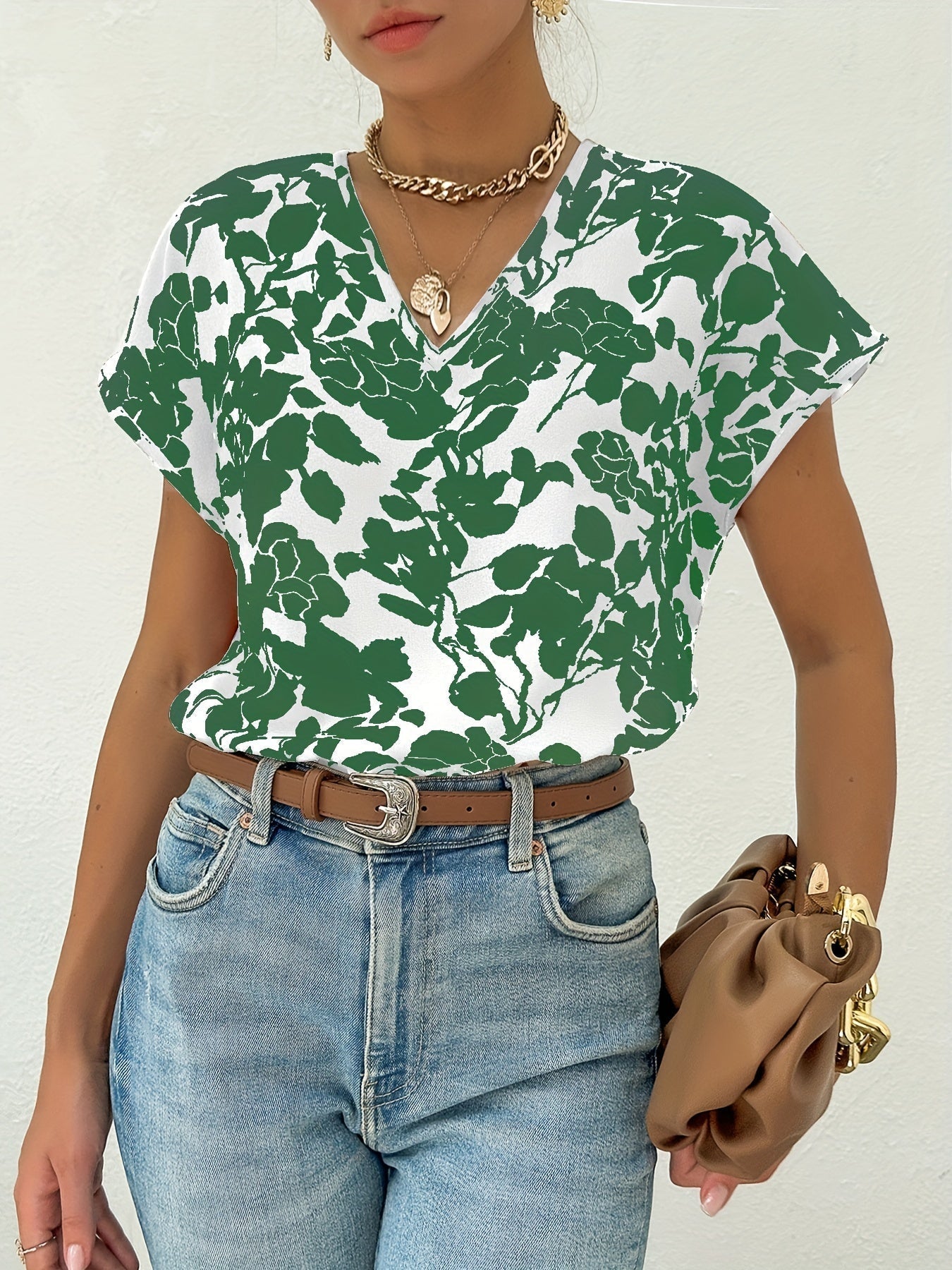 Blouse été femme – Blouse florale élégante et légère