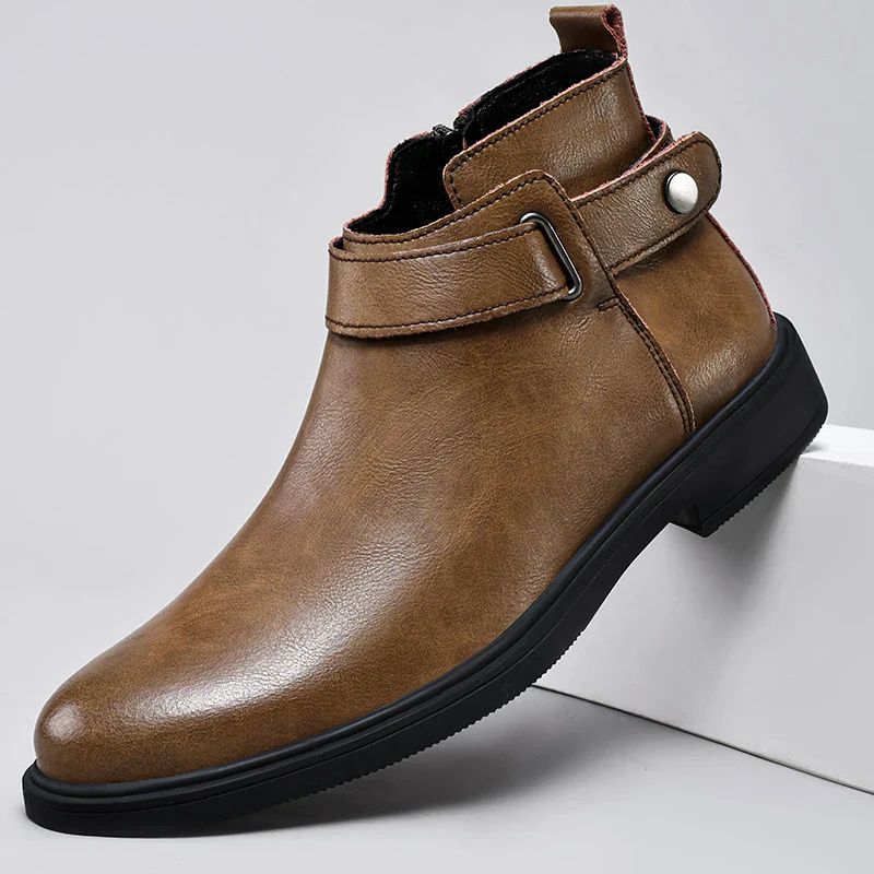 Bottes cuir homme – Bottes élégantes en cuir pour style chic