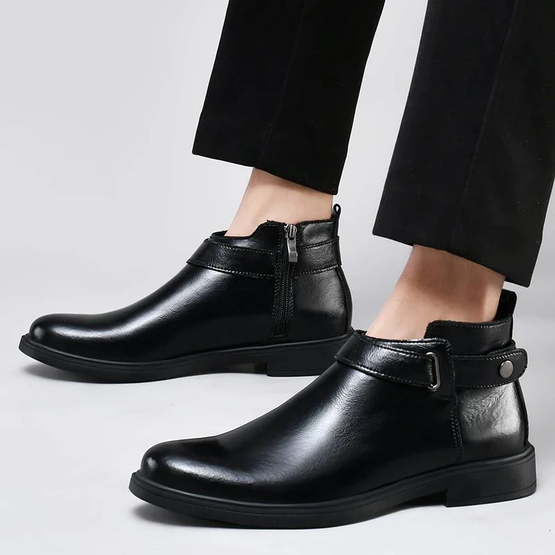 Bottes cuir homme – Bottes élégantes en cuir pour style chic