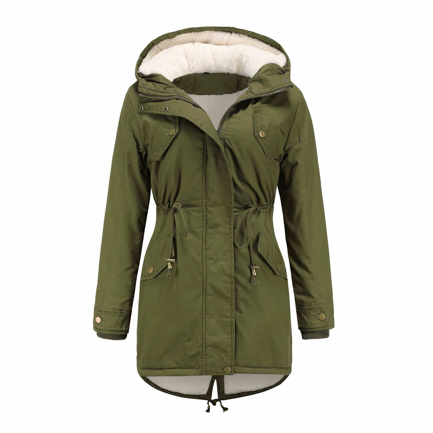 Veste d'hiver femme – Élégante parka avec capuche chaude et stylée