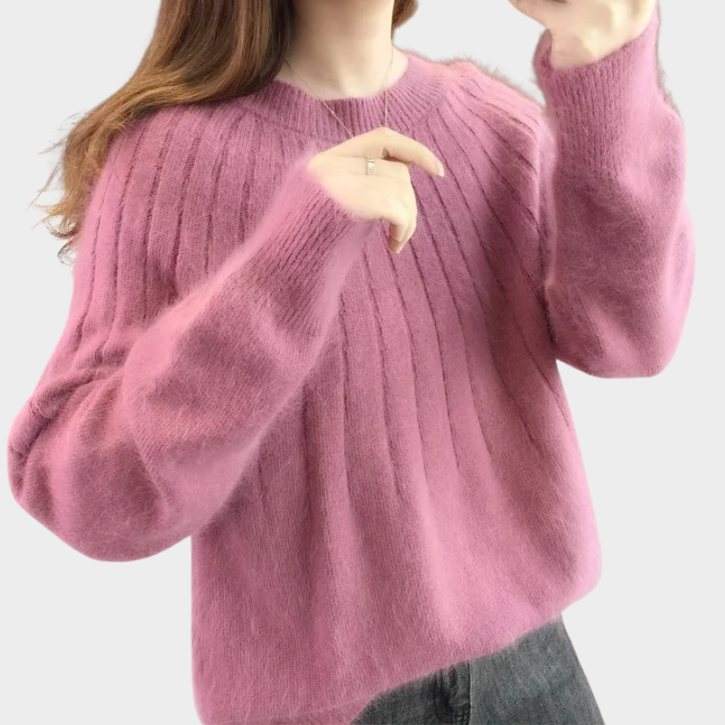 Pull en tricot femme – Pull élégant et confortable pour automne-hiver