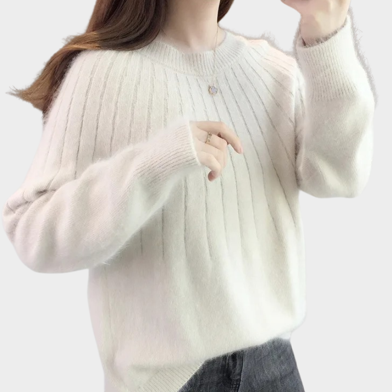 Pull en tricot femme – Pull élégant et confortable pour automne-hiver