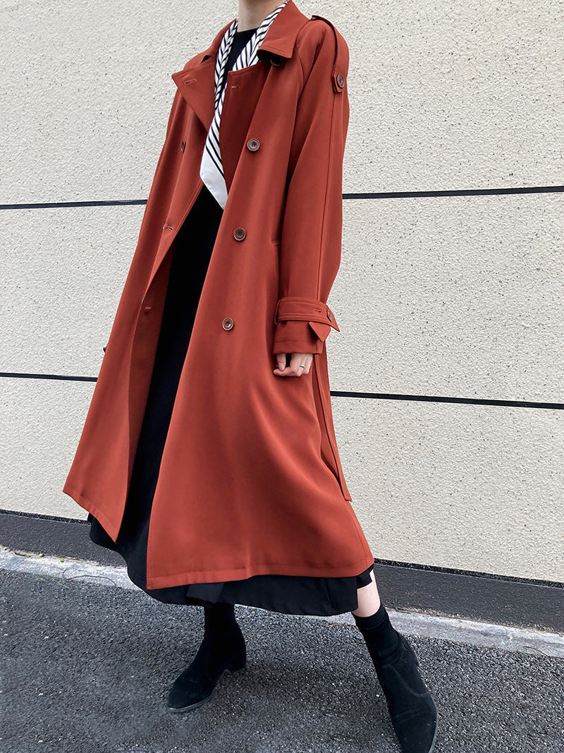 Trench élégant femme – Manteau chic en laine pour automne