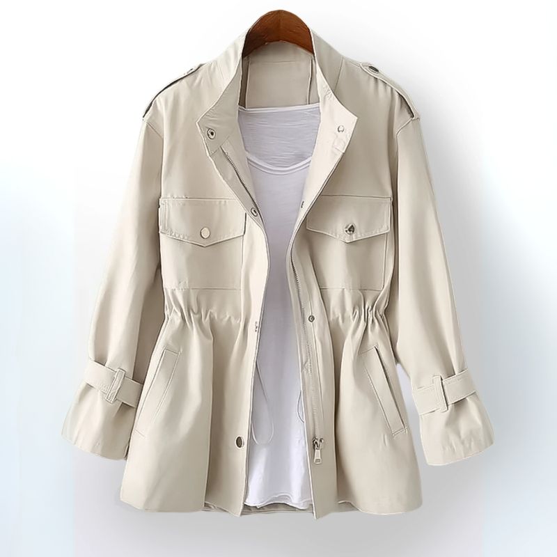 Manteau trench femme – Trench élégant en tissu léger pour automne