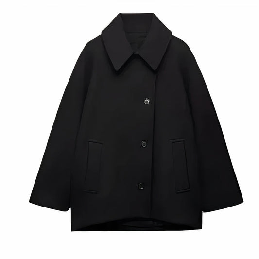 Manteau femme élégant et chaud – Veste chic en laine pour hiver