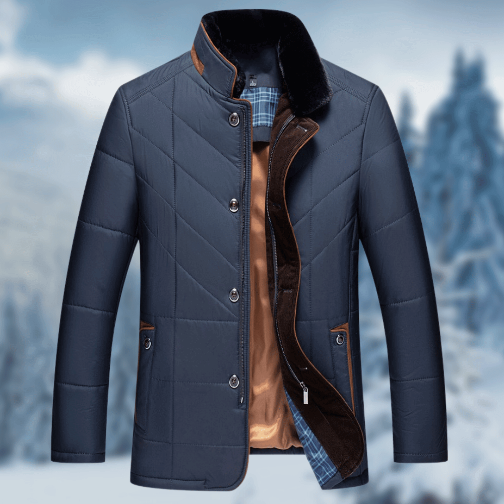 Manteau d'hiver homme – Manteau chaud élégant en laine pour hiver