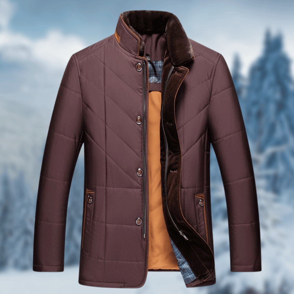 Manteau d'hiver homme – Manteau chaud élégant en laine pour hiver