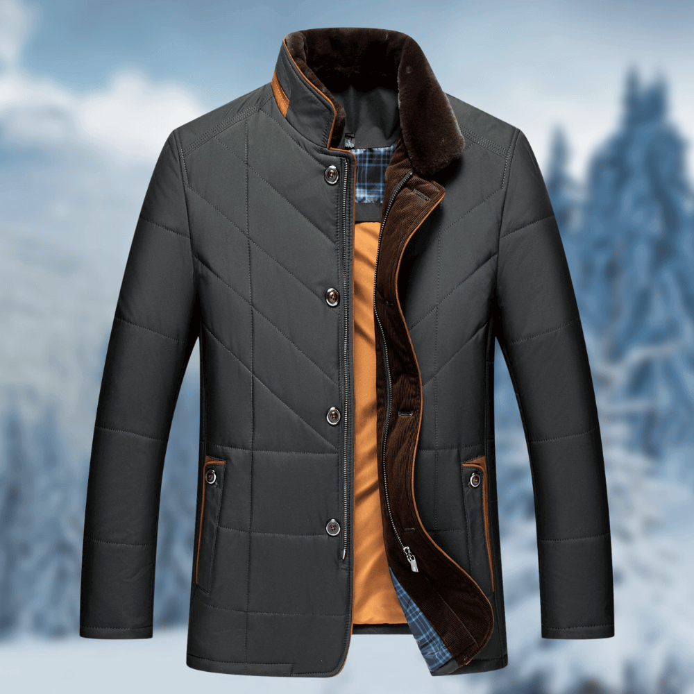 Manteau d'hiver homme – Manteau chaud élégant en laine pour hiver