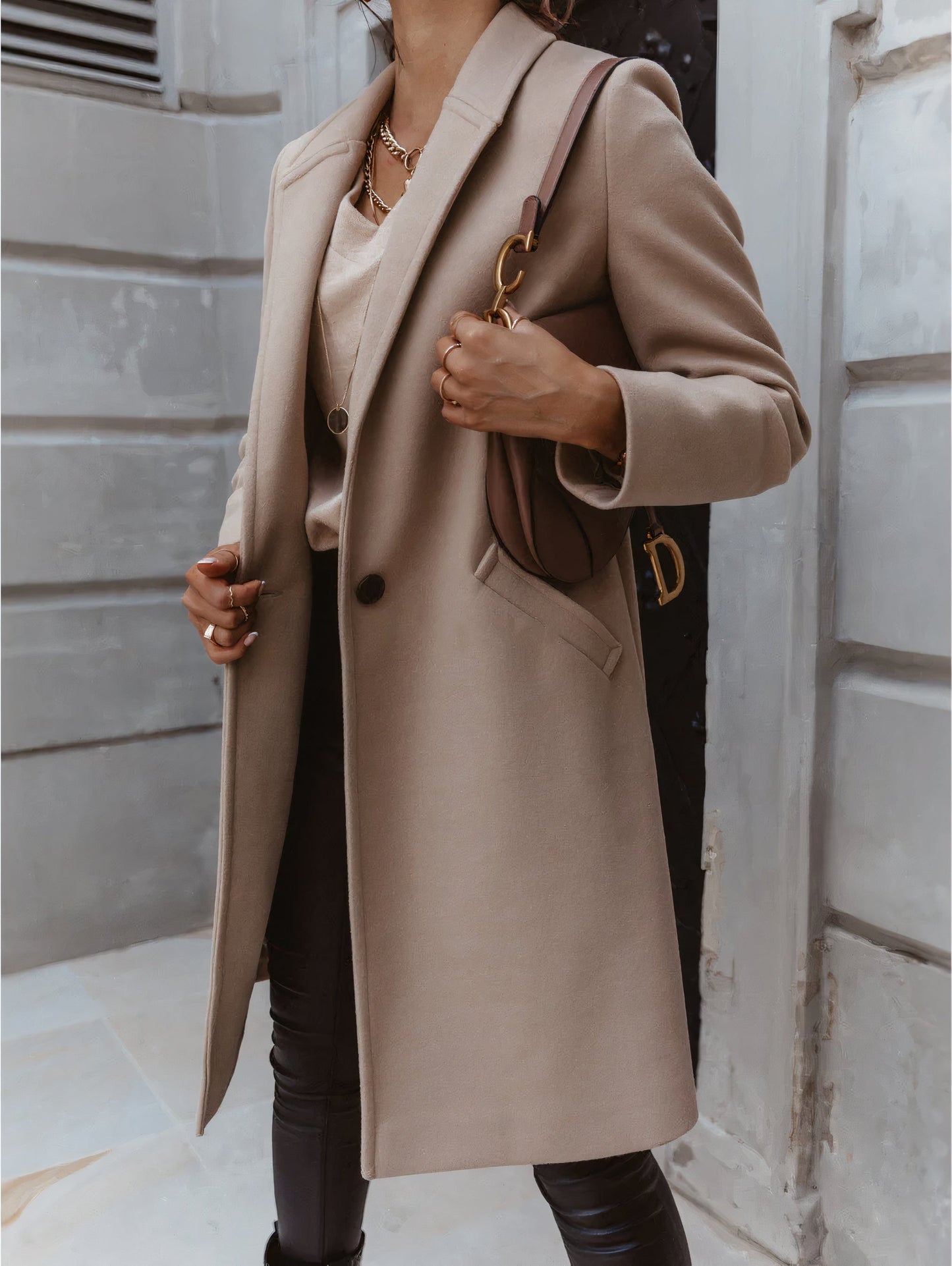 Manteau d'hiver femme – Manteau élégant chaud et stylé pour l'hiver