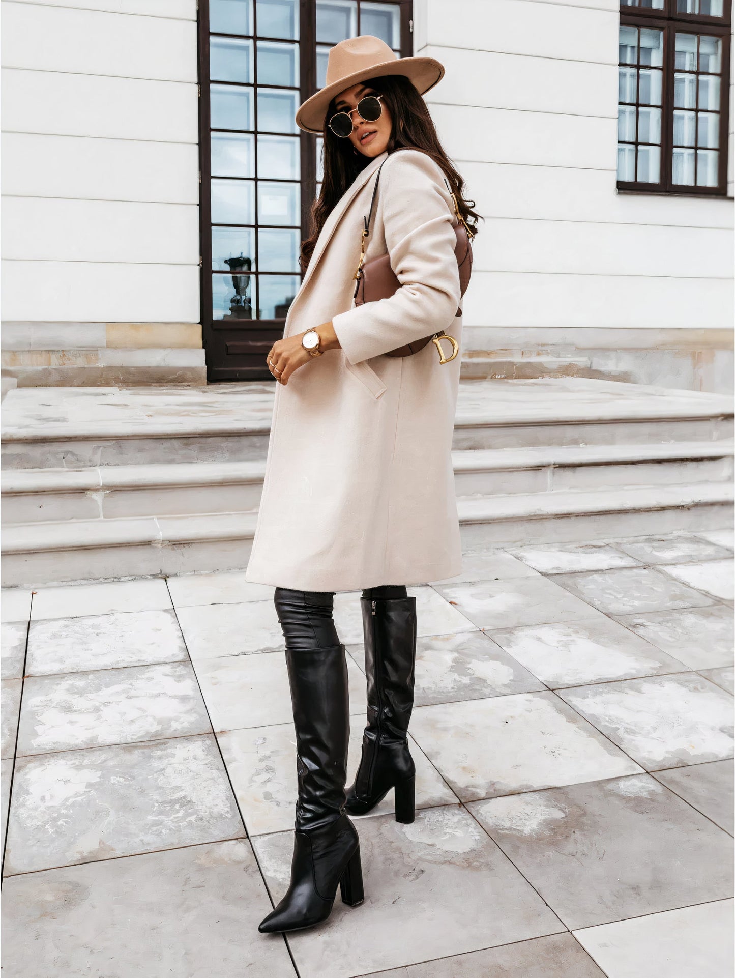 Manteau d'hiver femme – Manteau élégant chaud et stylé pour l'hiver