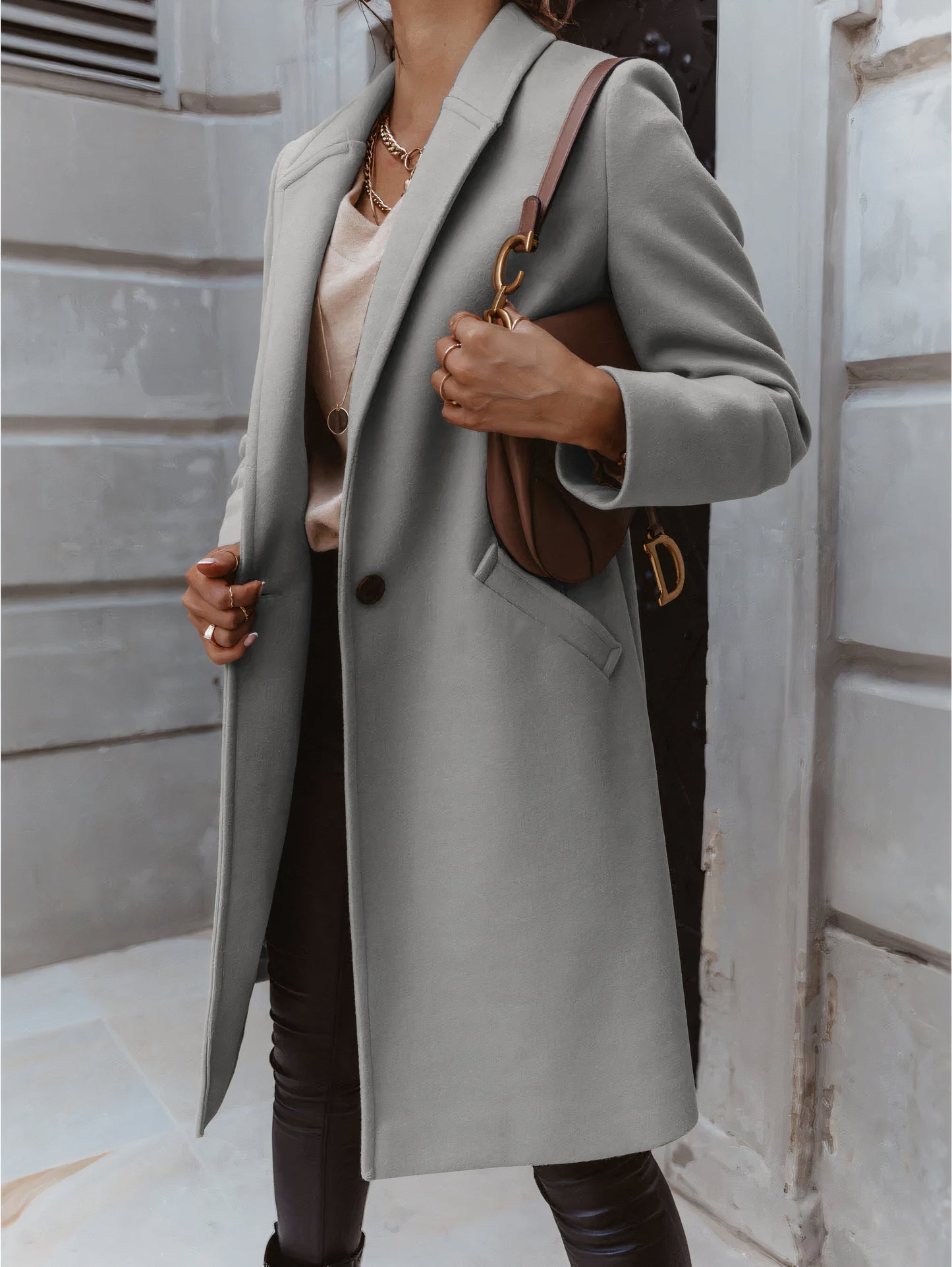 Manteau d'hiver femme – Manteau élégant chaud et stylé pour l'hiver