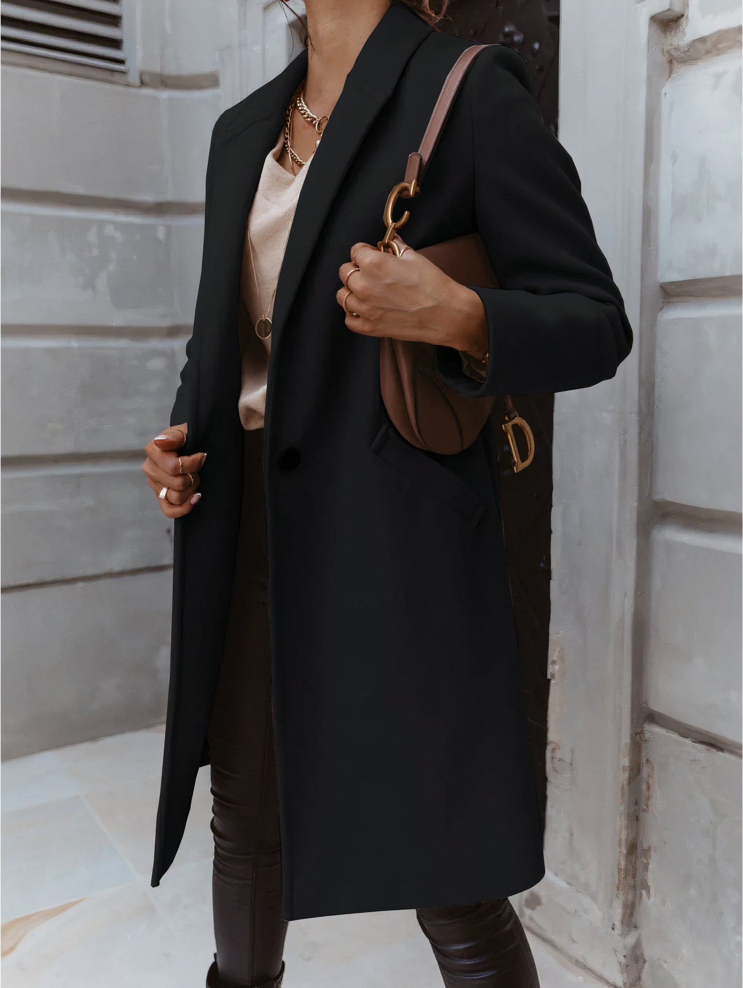 Manteau d'hiver femme – Manteau élégant chaud et stylé pour l'hiver