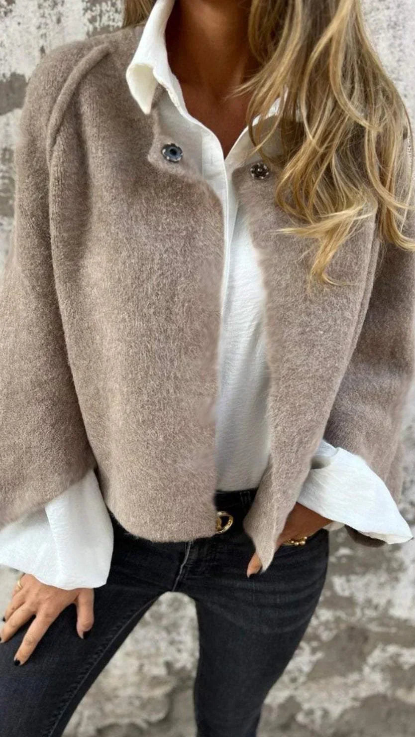 Manteau d'hiver femme – Manteau en laine élégant et chaud