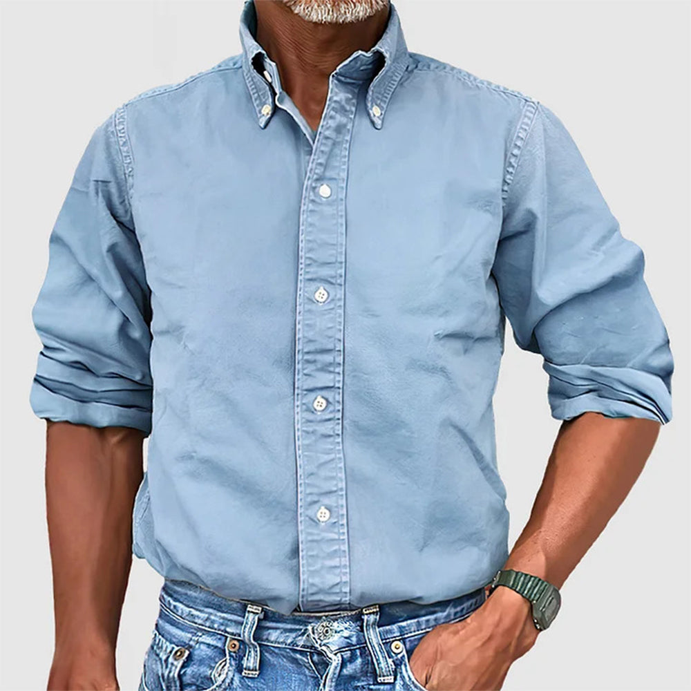 Chemise élégante homme été – Chemise légère et stylée à manches courtes