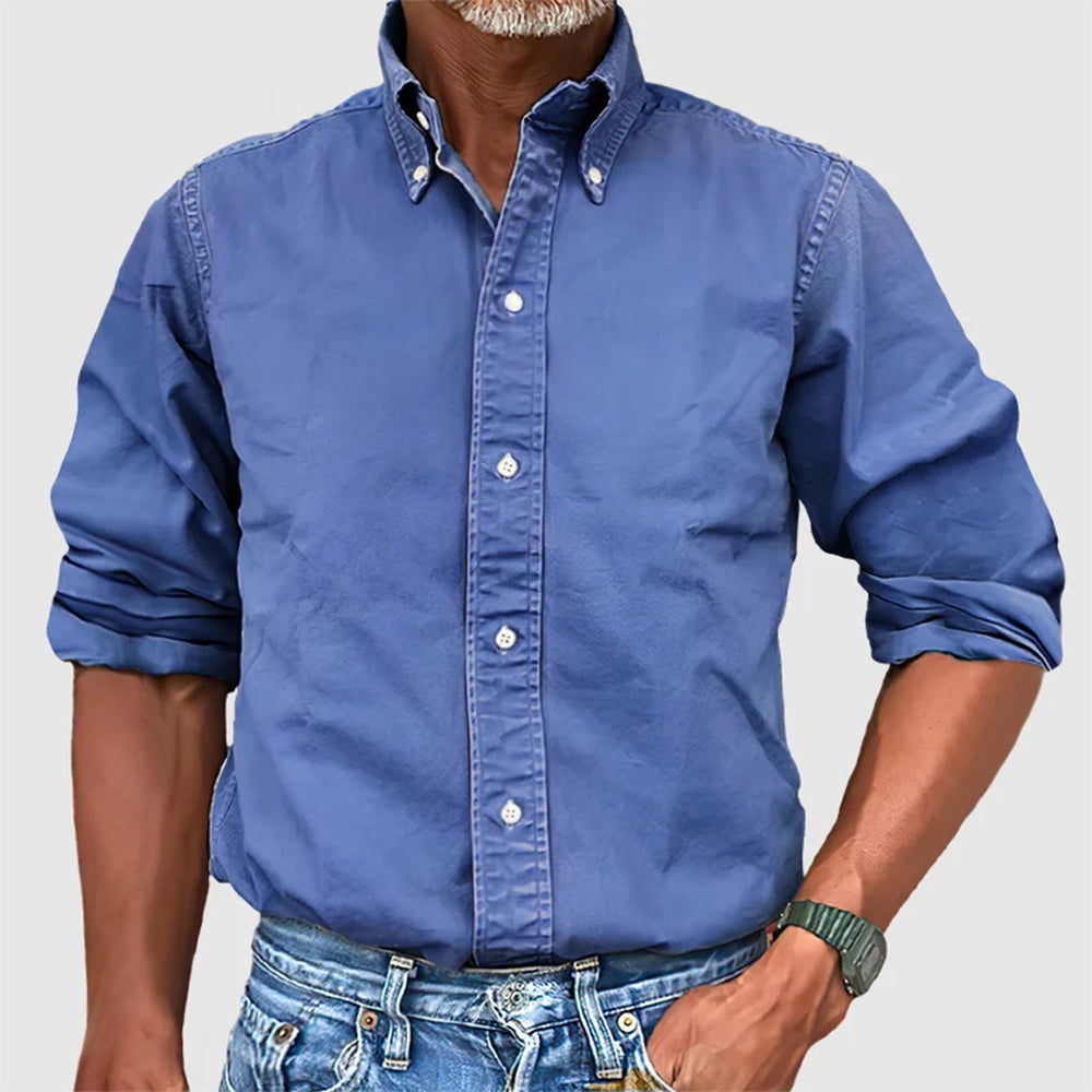 Chemise élégante homme été – Chemise légère et stylée à manches courtes