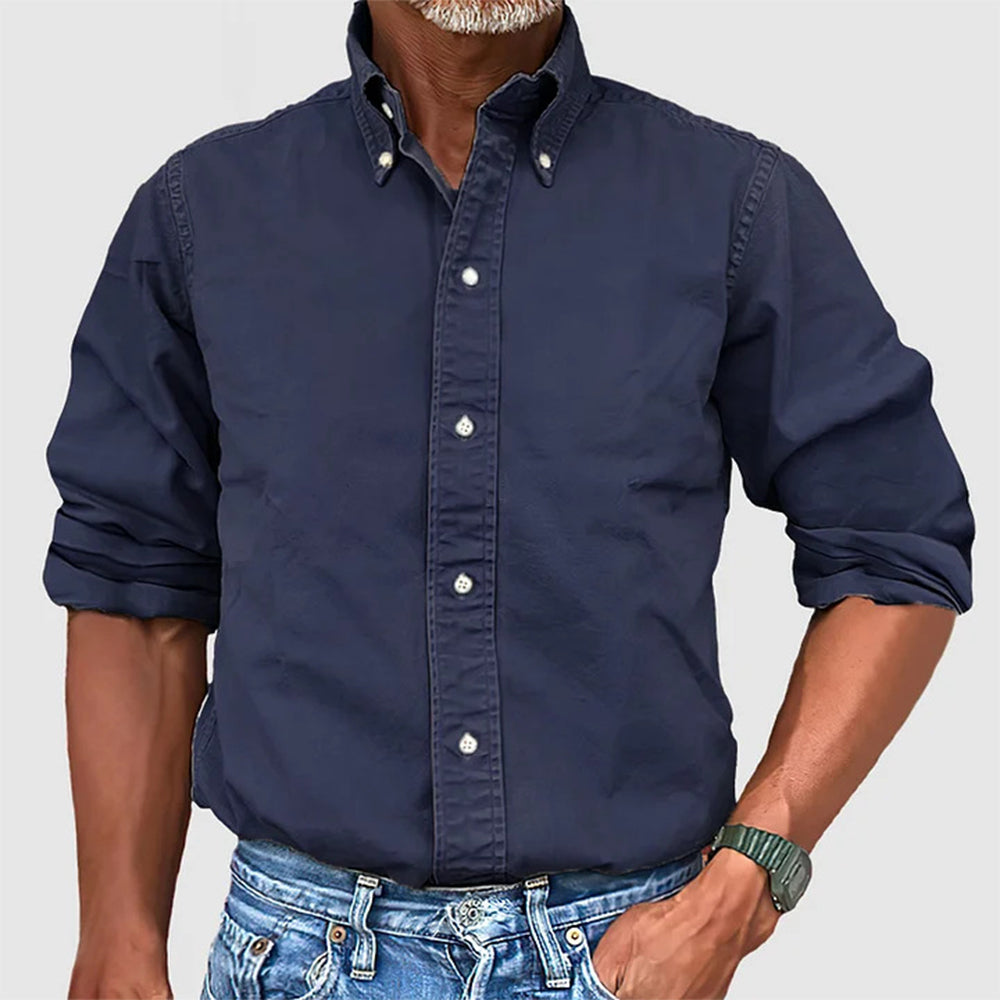 Chemise élégante homme été – Chemise légère et stylée à manches courtes