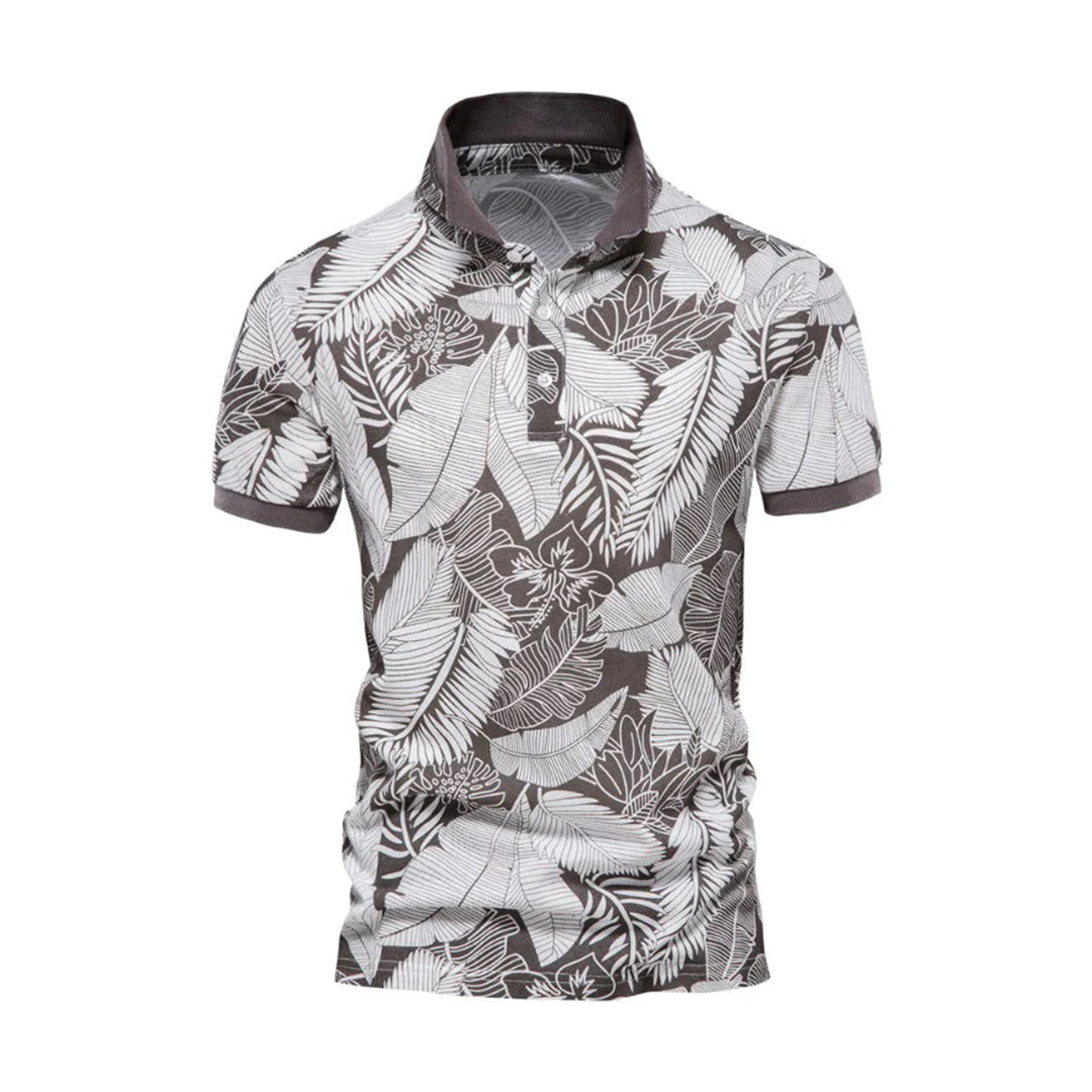 Chemise Polo été homme – Chemise légère Hawaii à manches courtes