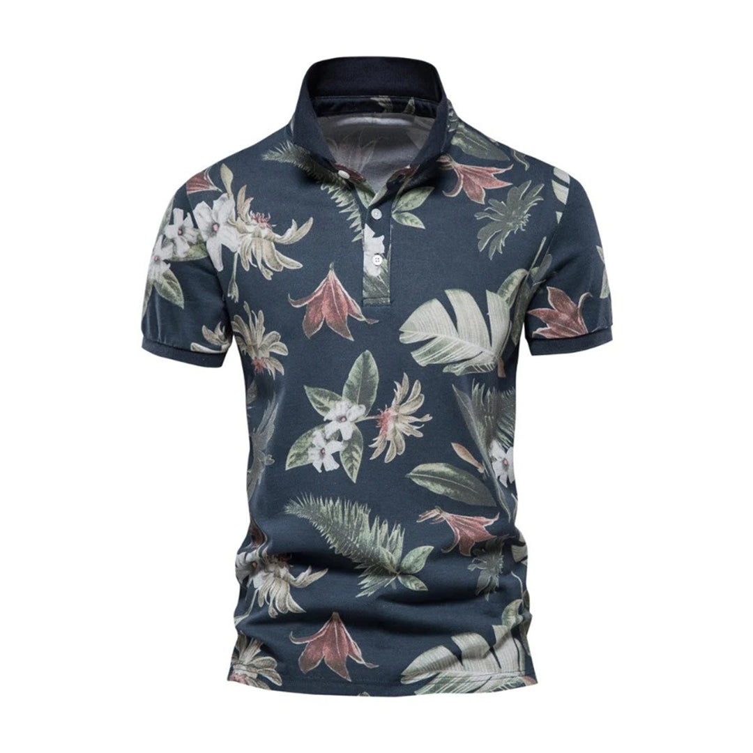 Chemise Polo été homme – Chemise légère Hawaii à manches courtes