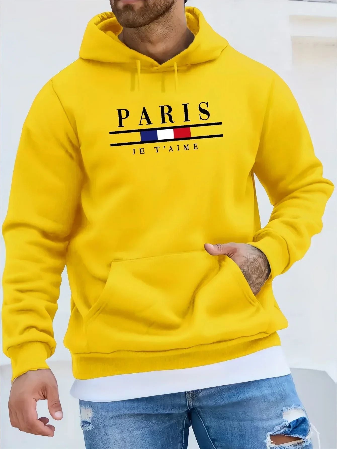 Sweat à capuche polaire homme – Vêtement chaud et confortable pour l'hiver