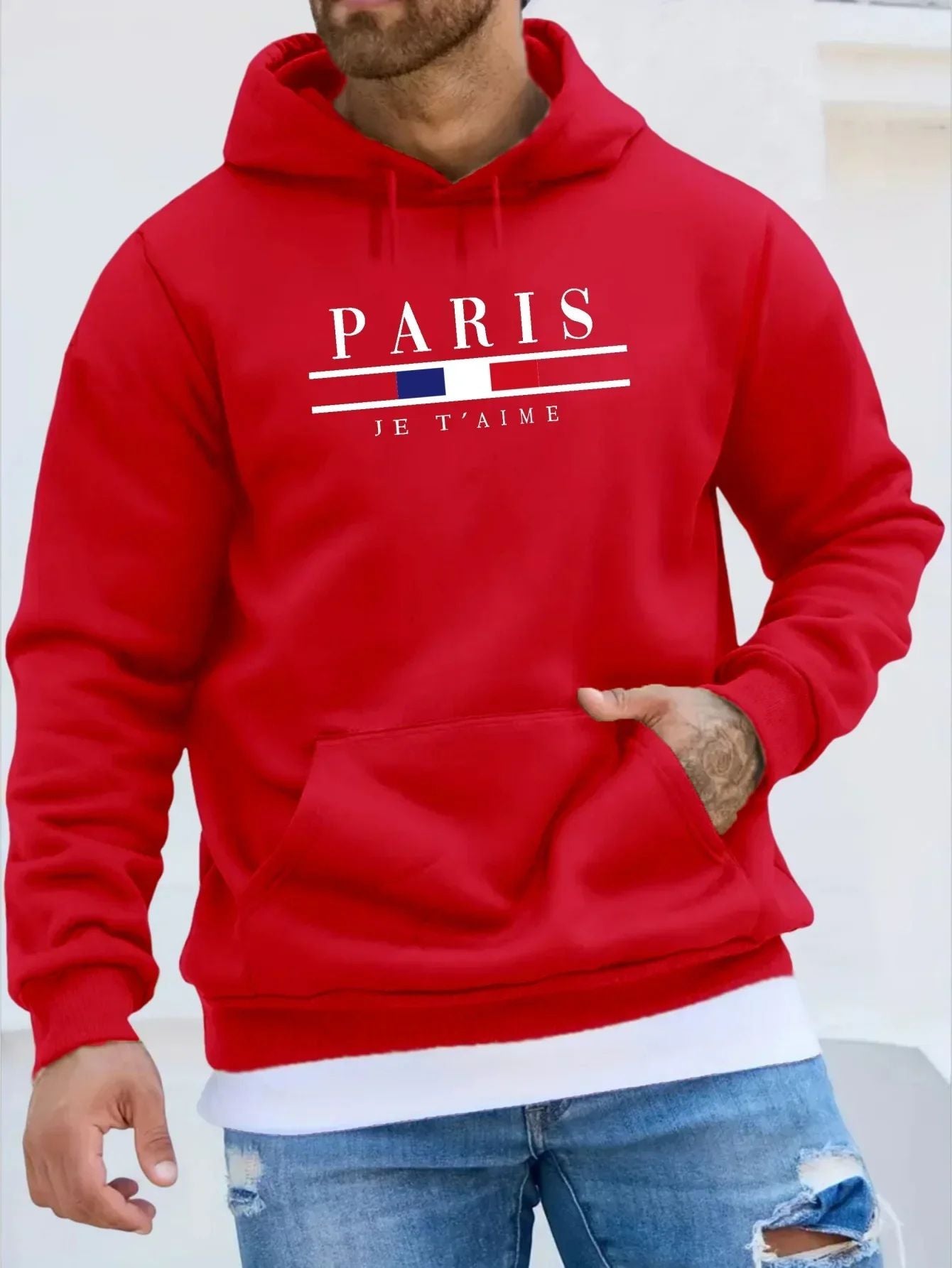 Sweat à capuche polaire homme – Vêtement chaud et confortable pour l'hiver