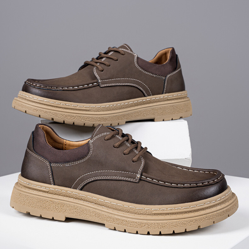 Chaussures homme cuir rétro – Mocassins élégants et confortables