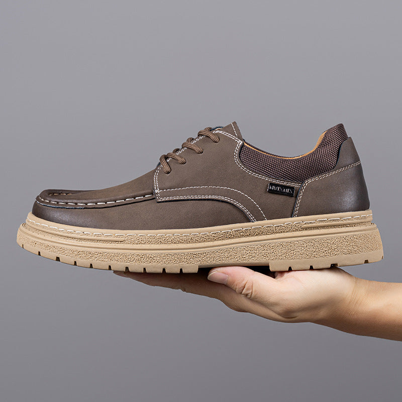 Chaussures homme cuir rétro – Mocassins élégants et confortables