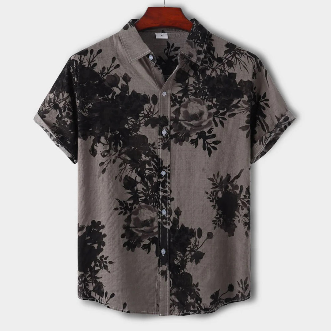 Chemise homme été – Chemise slim fit florale légère et tendance