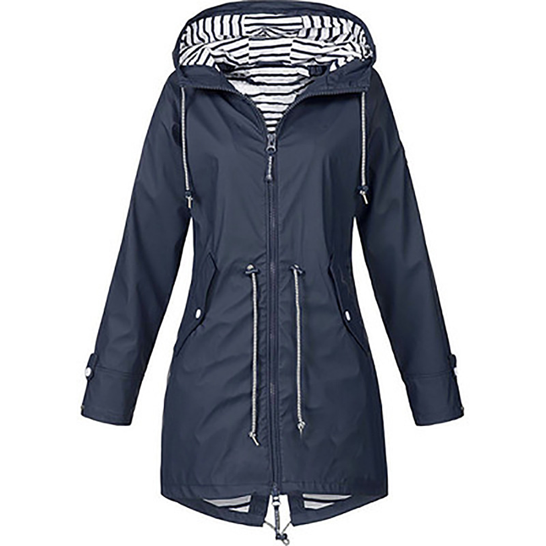 Veste imperméable femme – Veste classique légère et élégante pour pluie