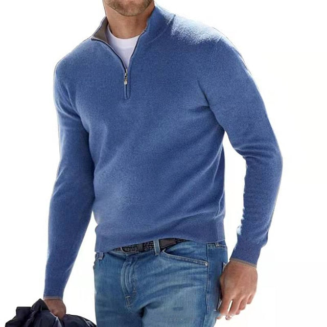 Pull d'hiver chaud homme – Pull classique en laine pour temps froid