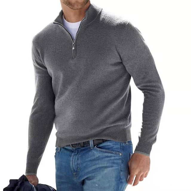 Pull d'hiver chaud homme – Pull classique en laine pour temps froid